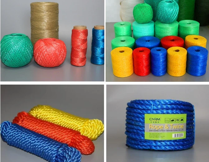 Plastic PP Industrial Twine/Packaging Twine Making Machine Line for Algeria