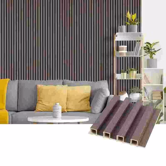 Wood PVC Composite Grille Wall Panel Ceiling 160*24mm WPC Wall Panel