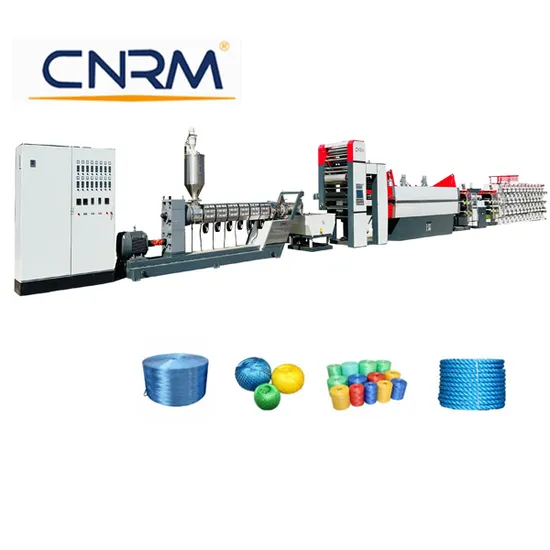 Plastic PP Industrial Twine/Packaging Twine Making Machine Line for Algeria 
