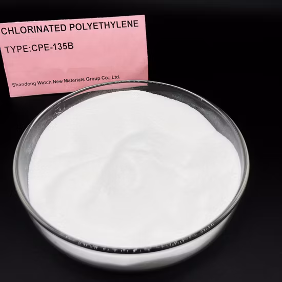 Rubber Type Chlorinated Polyethylene Resin Toughening and Hardening CPE